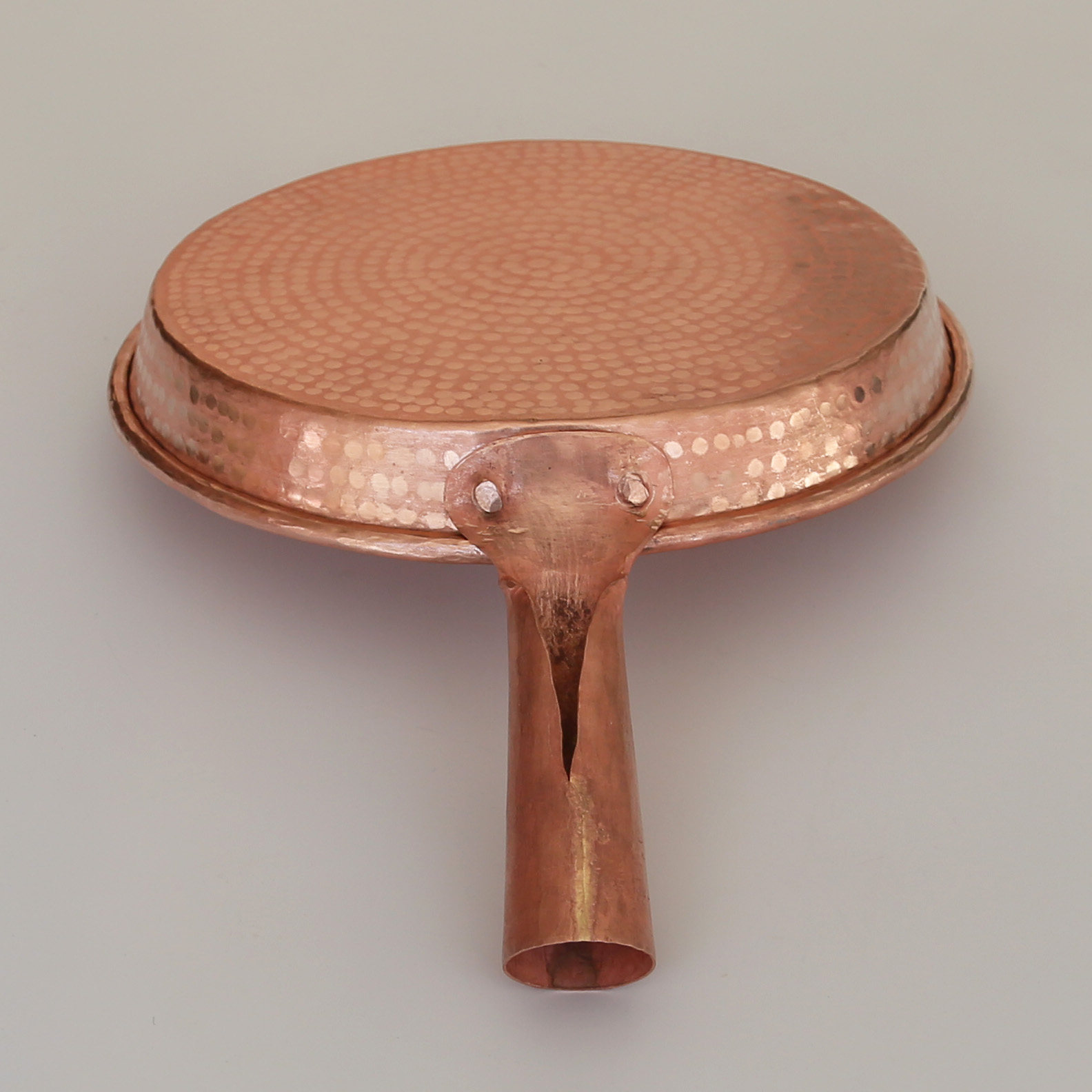 手工纯铜紫铜盘子果盘火锅托盘盘