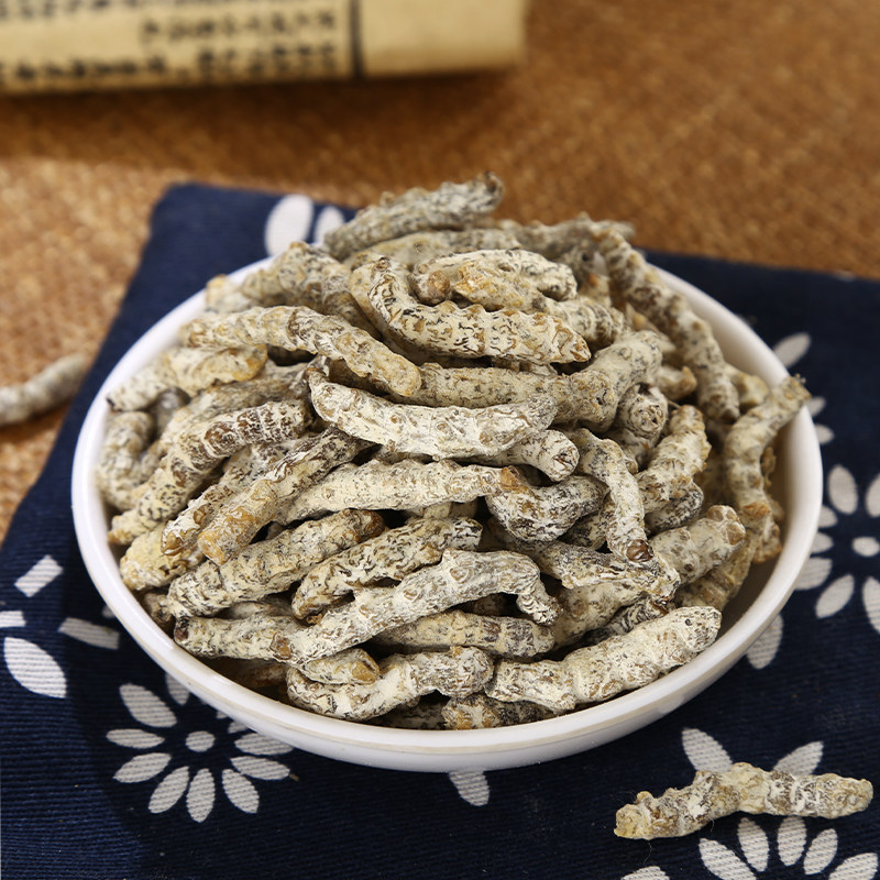 同仁堂中药材白僵蚕250克白僵虫天虫僵虫姜蚕姜虫生僵蚕