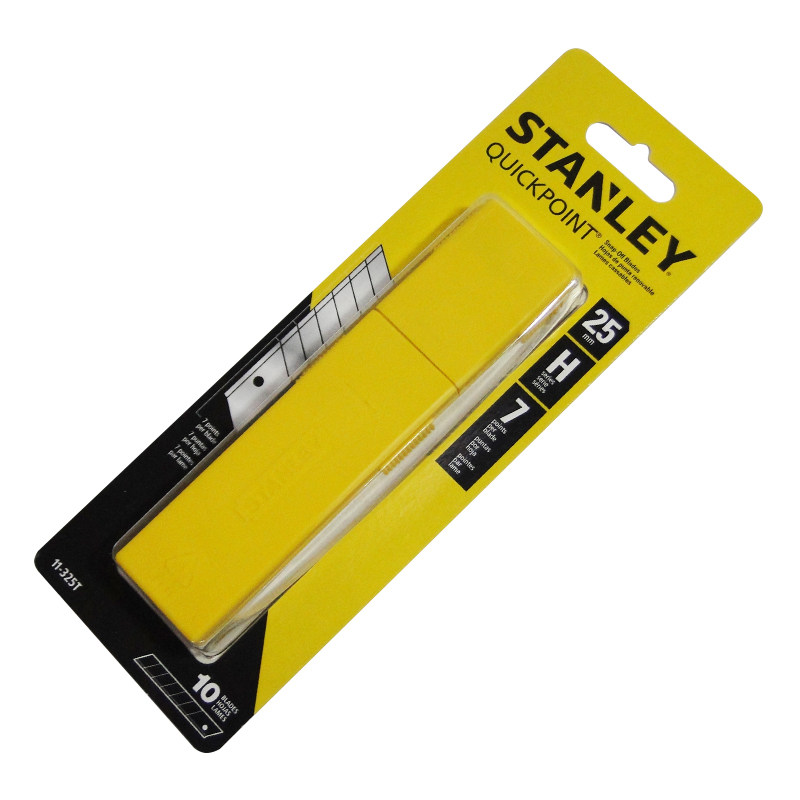 stanley史丹利美工刀刀片25mmx1011325t11c英国制造刀片