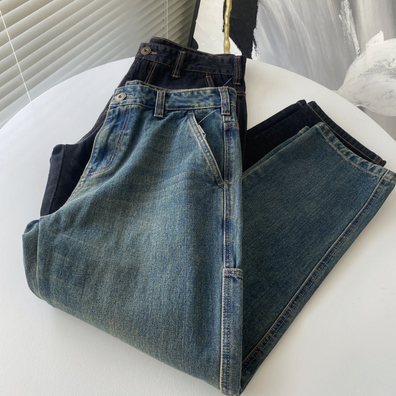 牛王级硬货！线下都要699！夏季新款男士多口袋水洗直筒牛仔裤潮