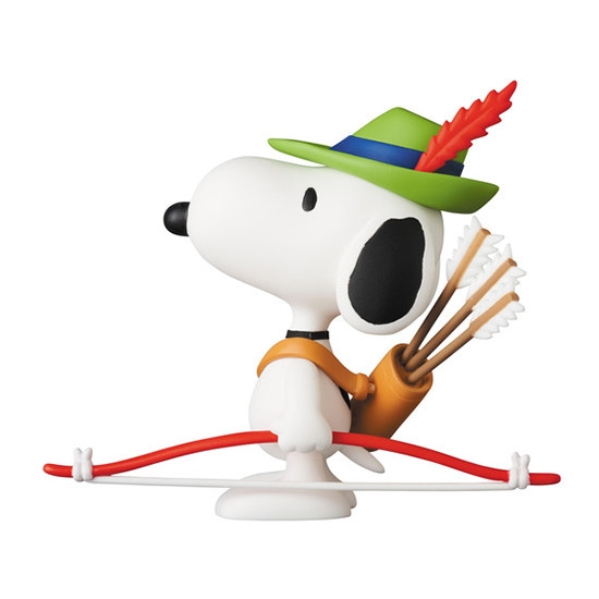rang日本代购udf卡通snoopy史努比知更鸟射箭可爱摆件