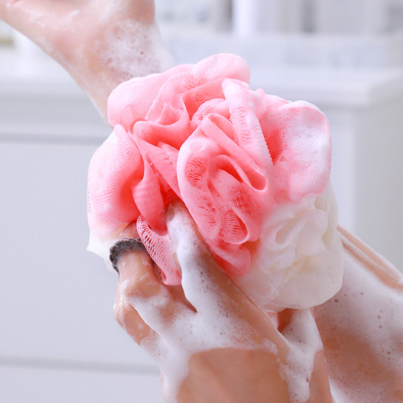 大号沐浴球浴花球高档不散可爱少女起泡泡澡沐浴球