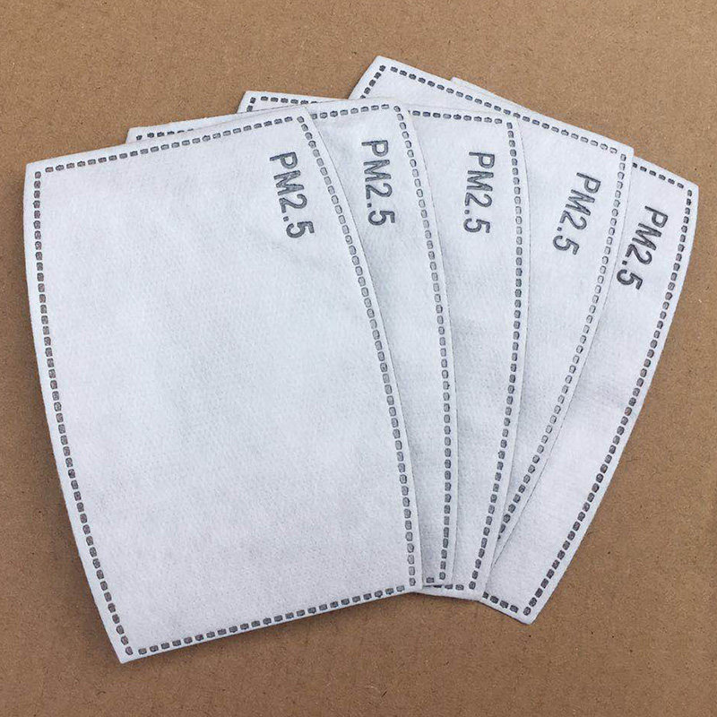 口罩滤芯一次性pm2.5过滤片过滤芯活性炭防雾霾熔喷布口罩替换芯