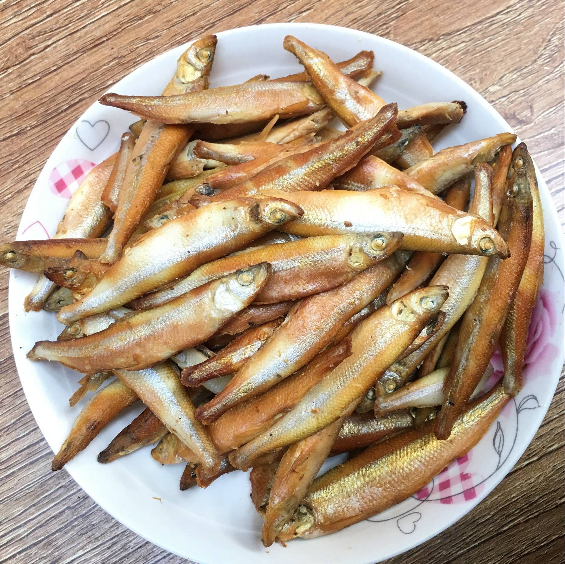 白洋淀特产熏鱼锅包鱼小鱿鱼真空真空包包装大号锅包鱼干