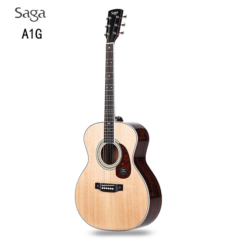 saga萨伽a1全单民谣木吉吉他男女女生初学吉他民谣吉他