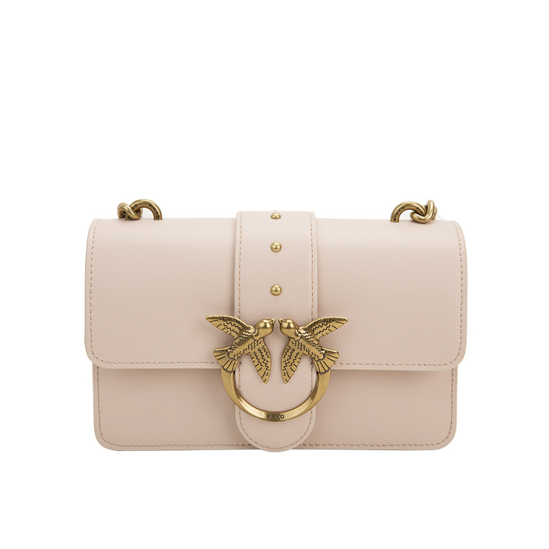 pinko中号双燕logo装饰女士日常通勤单肩斜挎包通用款女包