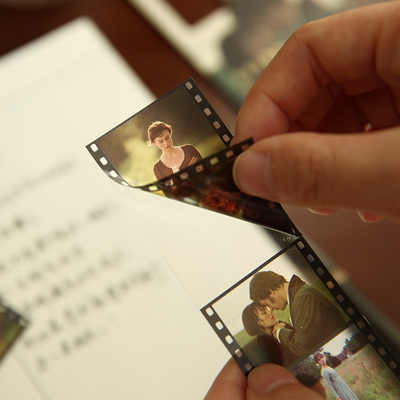 小日子不翻篇 文艺经典电影傲慢与偏见爱乐之城胶片影集pet贴纸