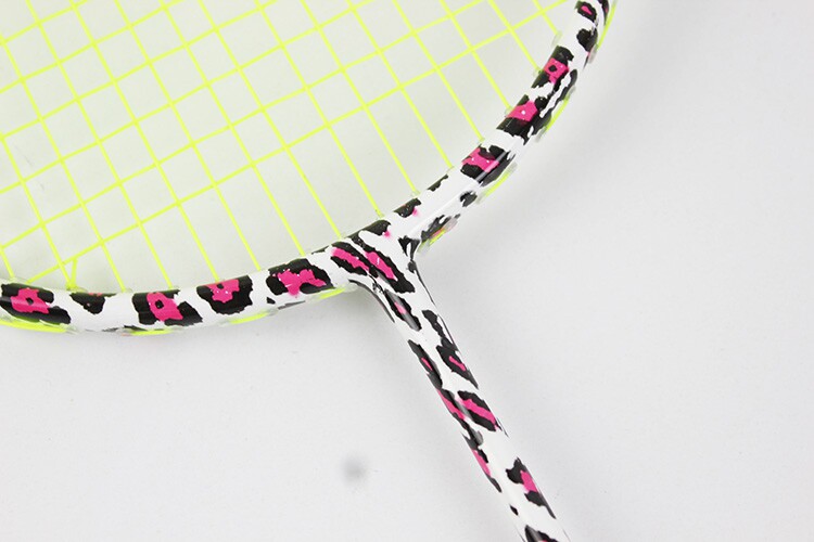 ats特价豹纹训练碳素羽毛球拍单支正品羽拍男女羽毛球拍