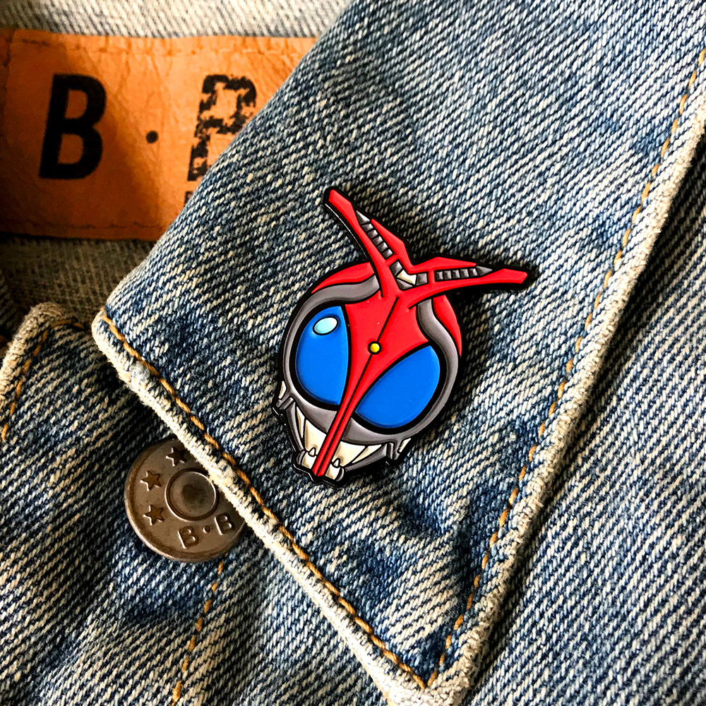 magoo自制假面骑士徽章平成甲斗exaid特摄收藏胸针