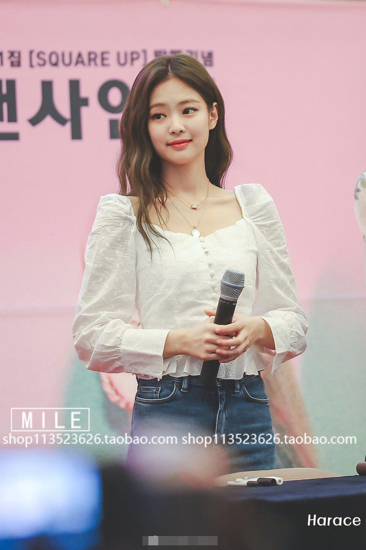 blackpink智妮jennie同款复古修身大方白色衬衫荷叶衬衫