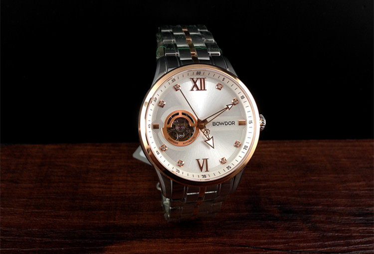 bowdor宝舵手表男表正品全自动机械表镂空夜光88081国产腕表