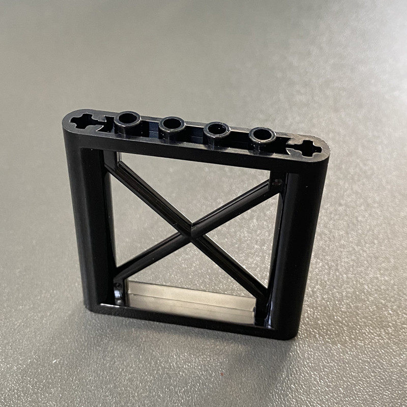 国产小颗颗粒积木diy兼容乐高64448配件1x6x5铁栏杆塑料积木