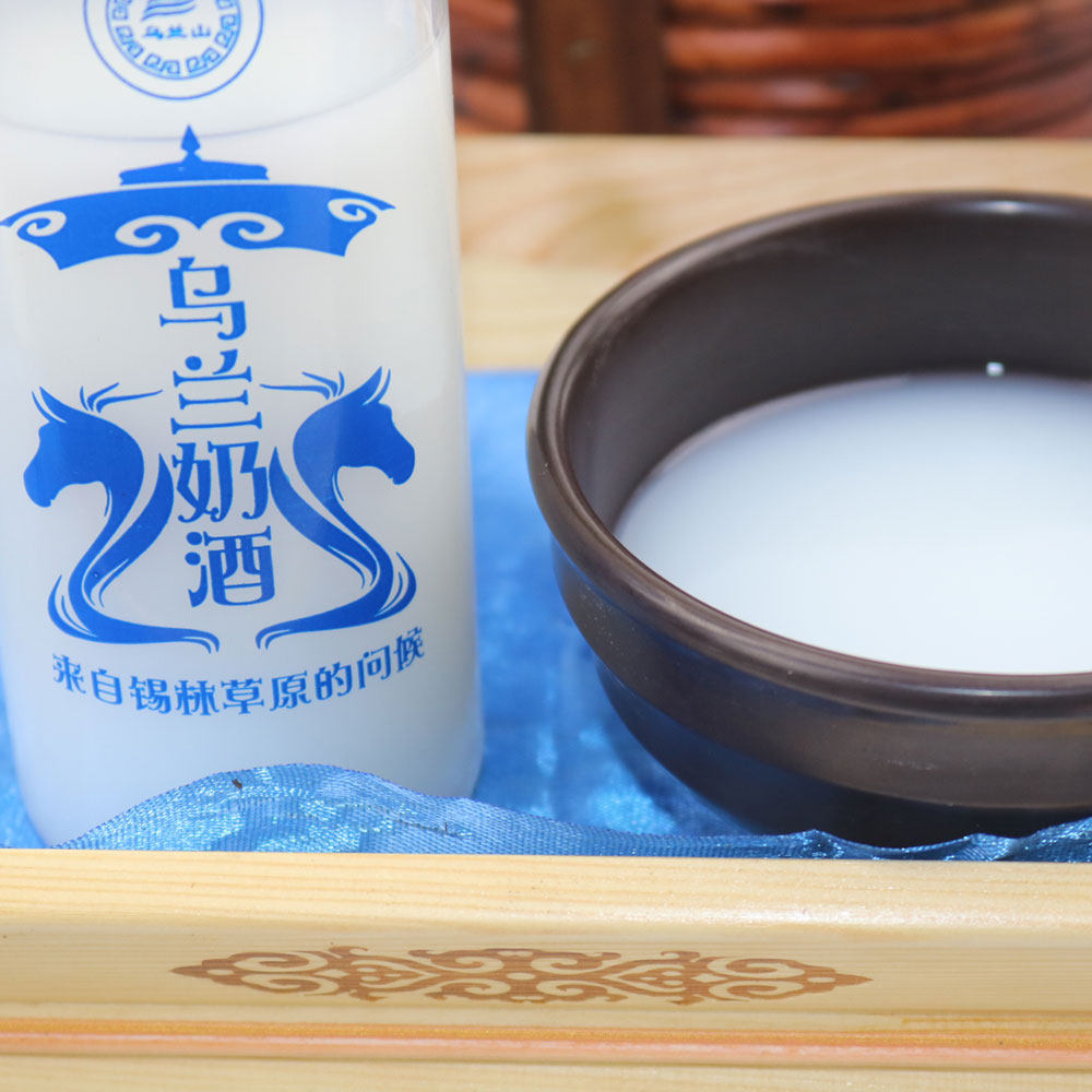 牛奶酒350ml三瓶包邮16度内蒙古奶酒乌兰奶酒鲜奶乳清液活性菌