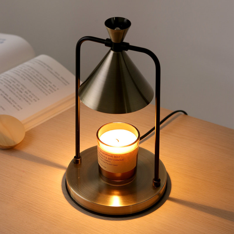 香薰融蜡北欧创意蜡烛伴侣香氛家用床头暖灯烛台