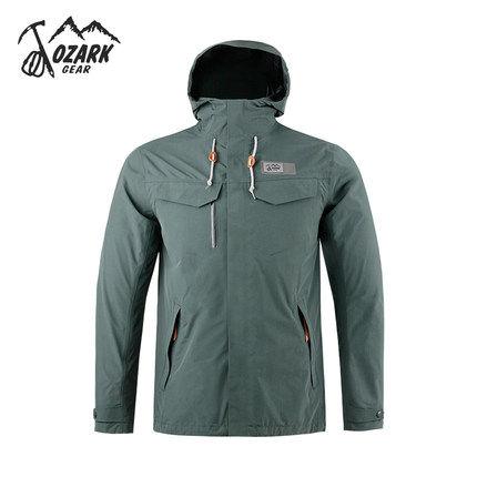 奥索卡冲锋衣男户外休闲防风拨水连耐磨徒步登山冲锋衣