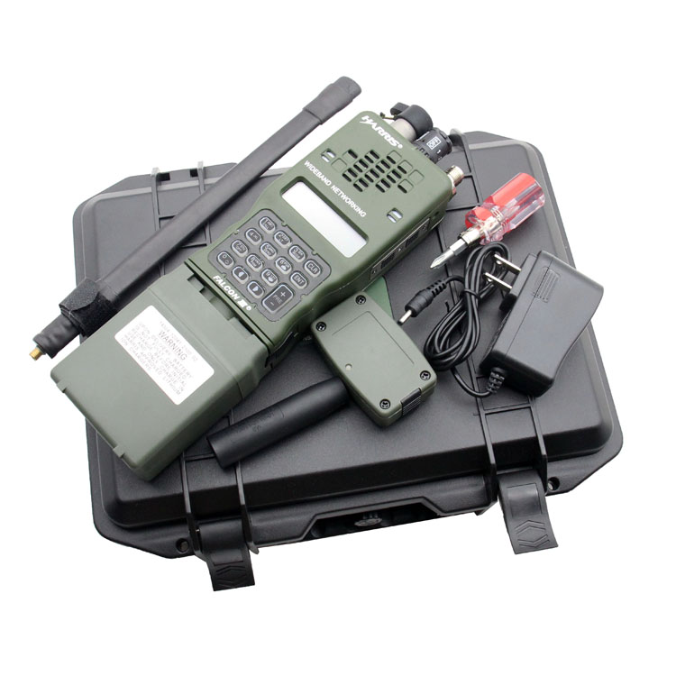 7号物资 TCA无线电台三防对讲机铝金属152电台功能版六针插头盒装