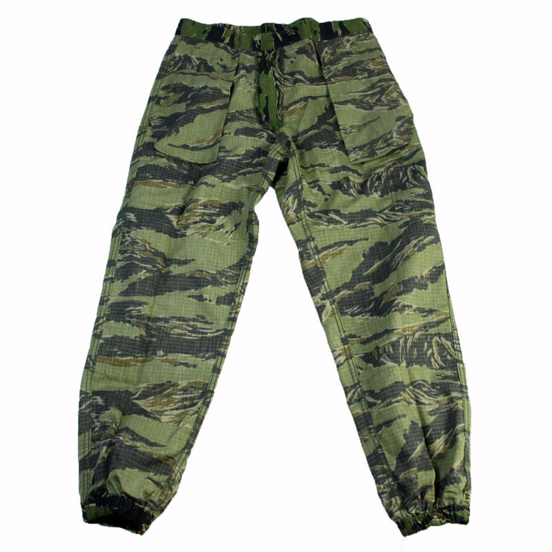 越战ads金虎斑迷彩裤子add亚洲版tiger stripe虎斑丛林迷彩收脚裤