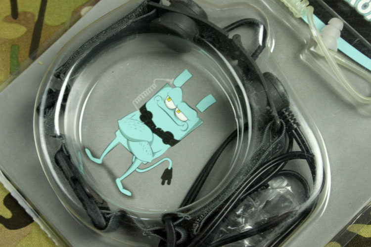 ztactical战术喉麦真空声音传输耳塞耳机喉震适配器游戏电竞头戴耳机