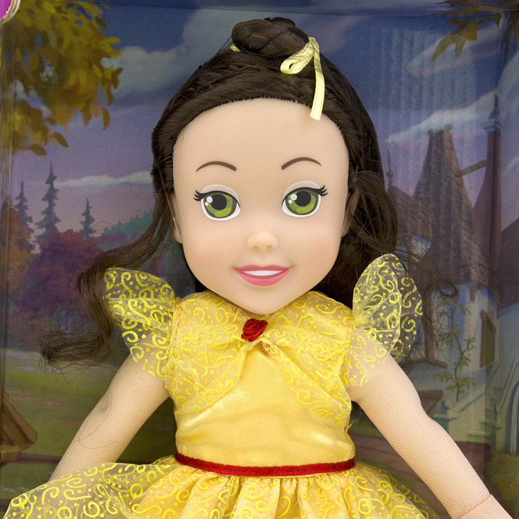 zapf夏芙迪士尼贝儿公主安抚玩具合适较小小宝宝娃娃