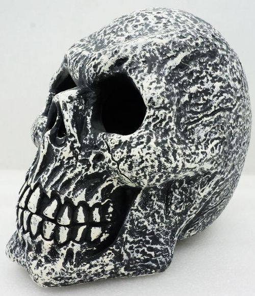 halloweensmokingskull万圣节惊魂摆件冒烟骷髅带光节日装扮用品