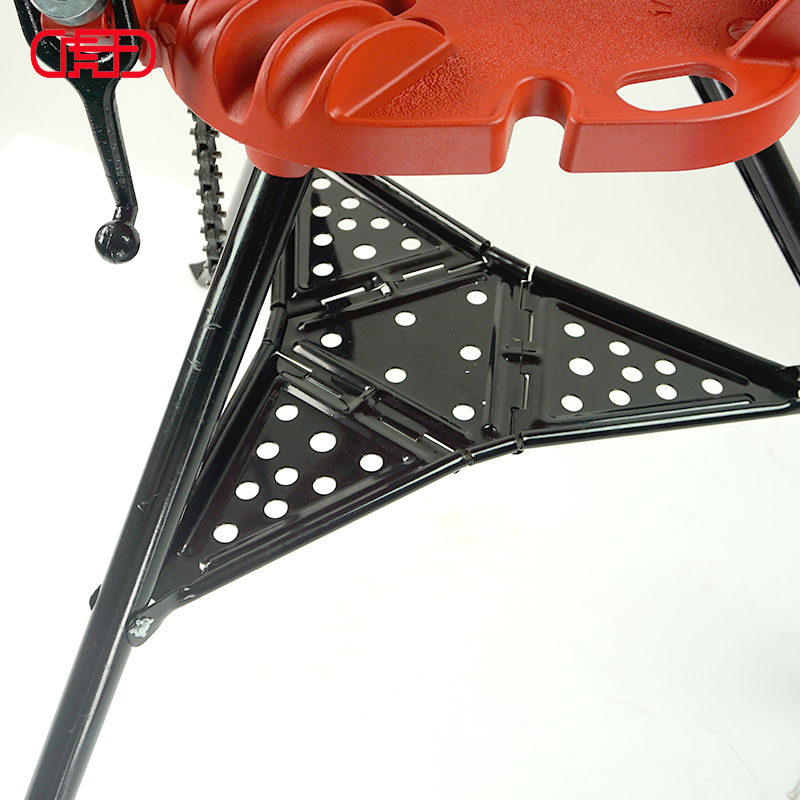 李奇同便携式铸铝台面6寸三脚链条式带脚链管钳桌虎钳