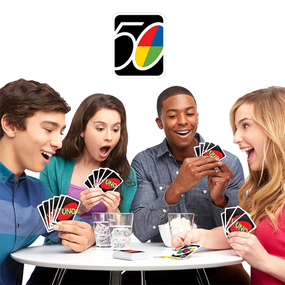 正版uno纸牌桌游卡牌周年经典黑金优诺乌诺桌游卡牌