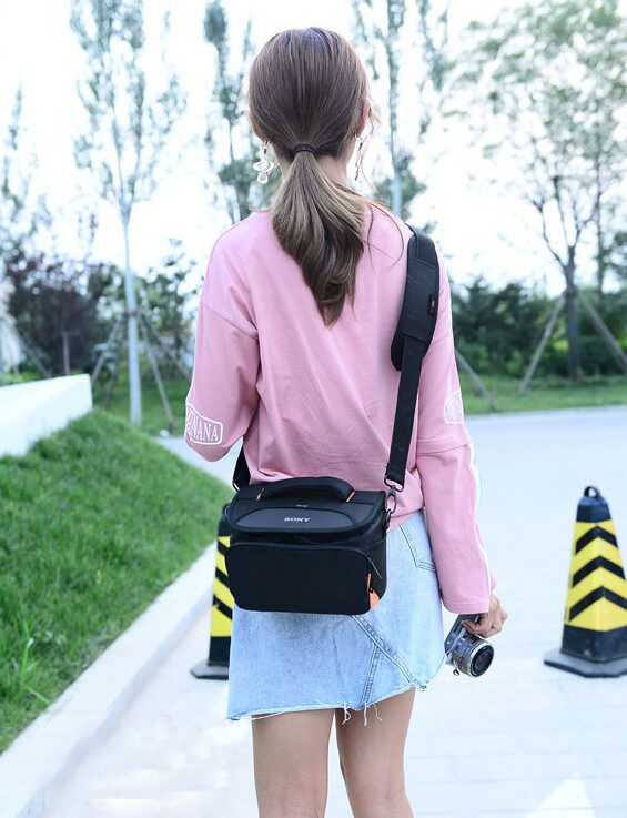 索尼hdr-cx405 406e cx630e cx680 cx390e cx750e dv摄像机包单肩