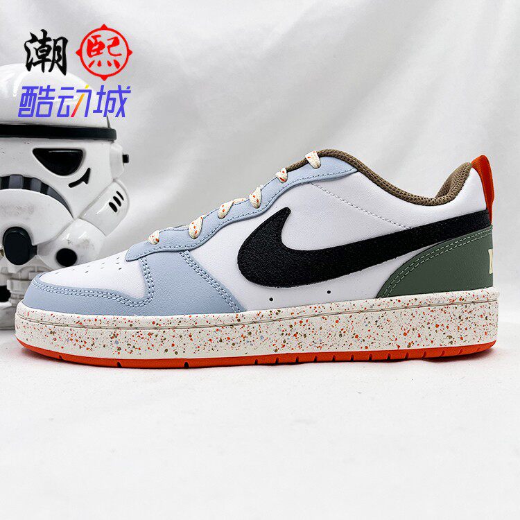 耐克nikecourtboroughmid红蓝鸳鸯魔术贴中运动运动休闲鞋