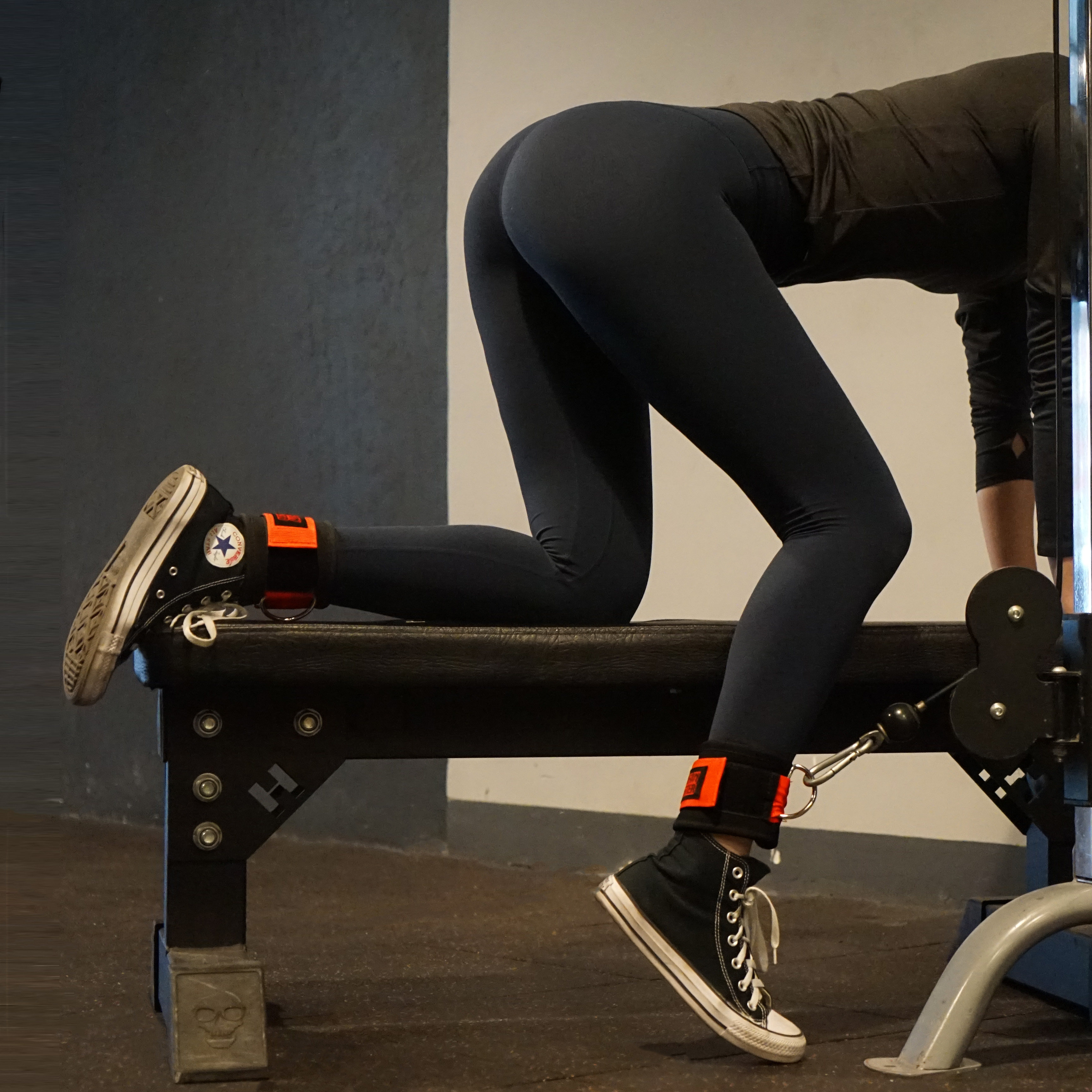 怪兽制造练腿臀神器男女龙门架脚踝环扣力量训练绑腿带练臀弹力带