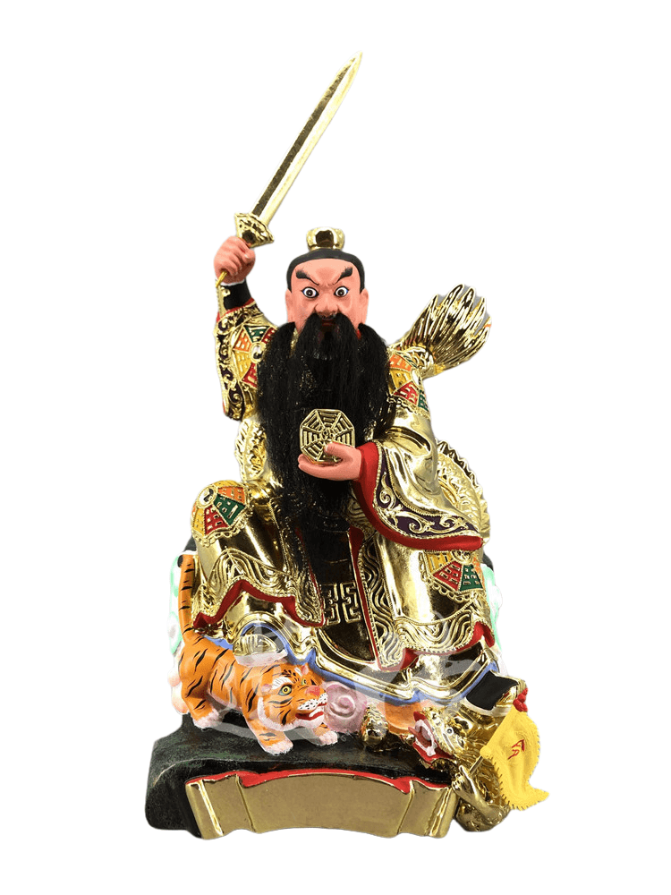 闾山木雕神像法祖老祖祖师樟木传统线雕家居木雕