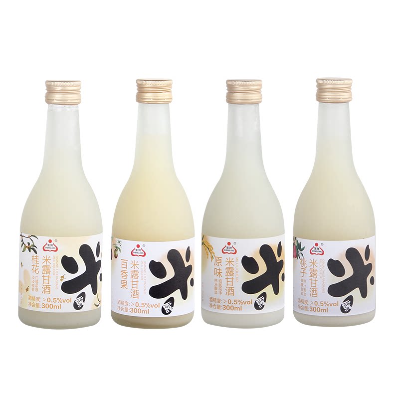 生龙米酒桂花米露饮料桃子果酒糯米发酵女士米酒