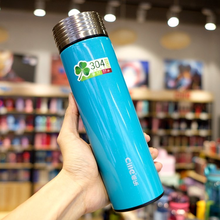 cille希乐商务复古保温杯滤网男女士泡茶办公车载保温杯