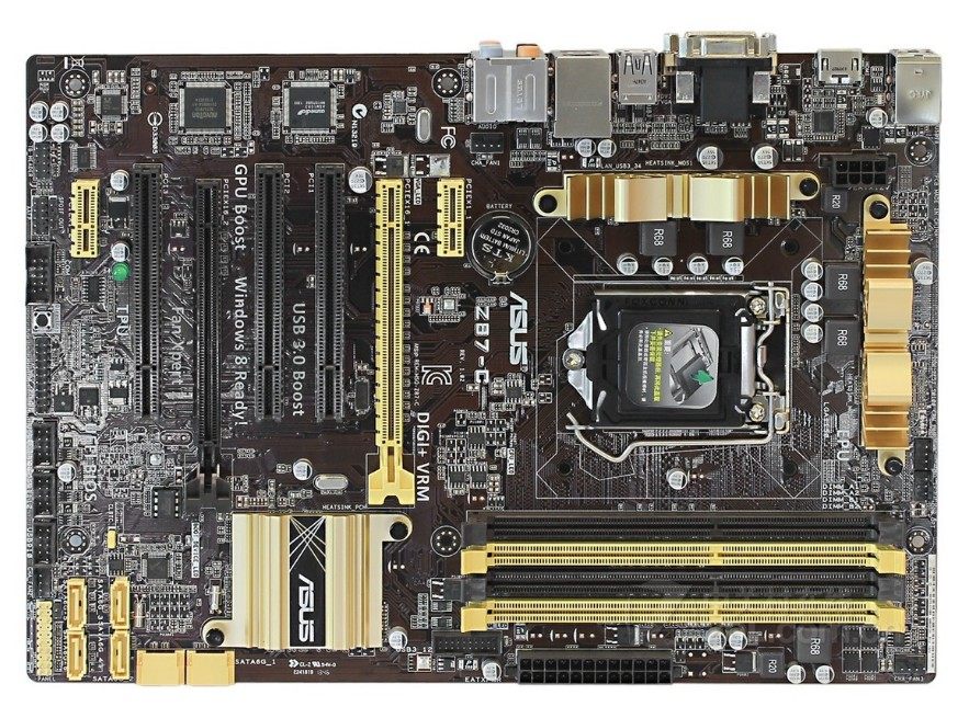 爆新1150针asus华硕z87-c全集集成大板z87sub3主板