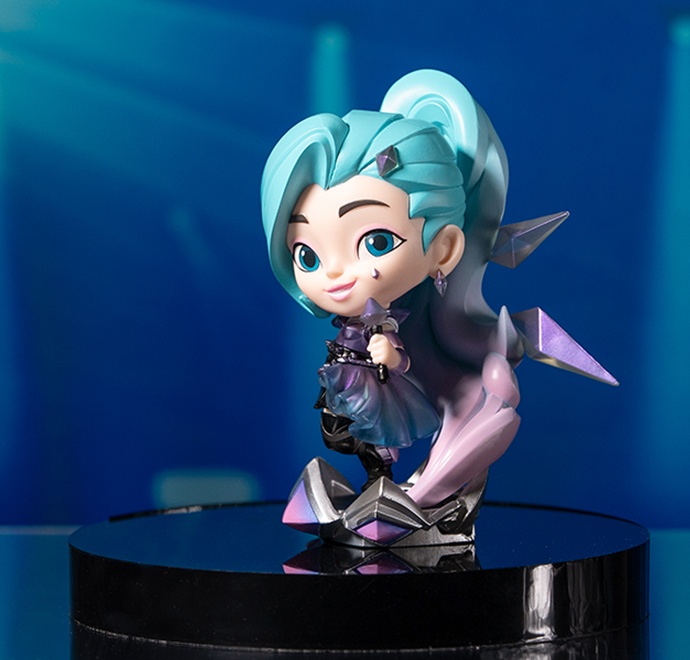 官方正版lol英雄联盟kda萨勒芬妮手办酸辣公仔手办