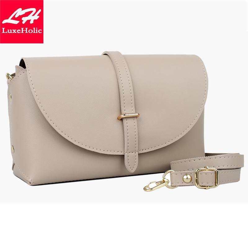 luxeholic韩国代购包包包包女女士单肩2020年新款翻盖小方包