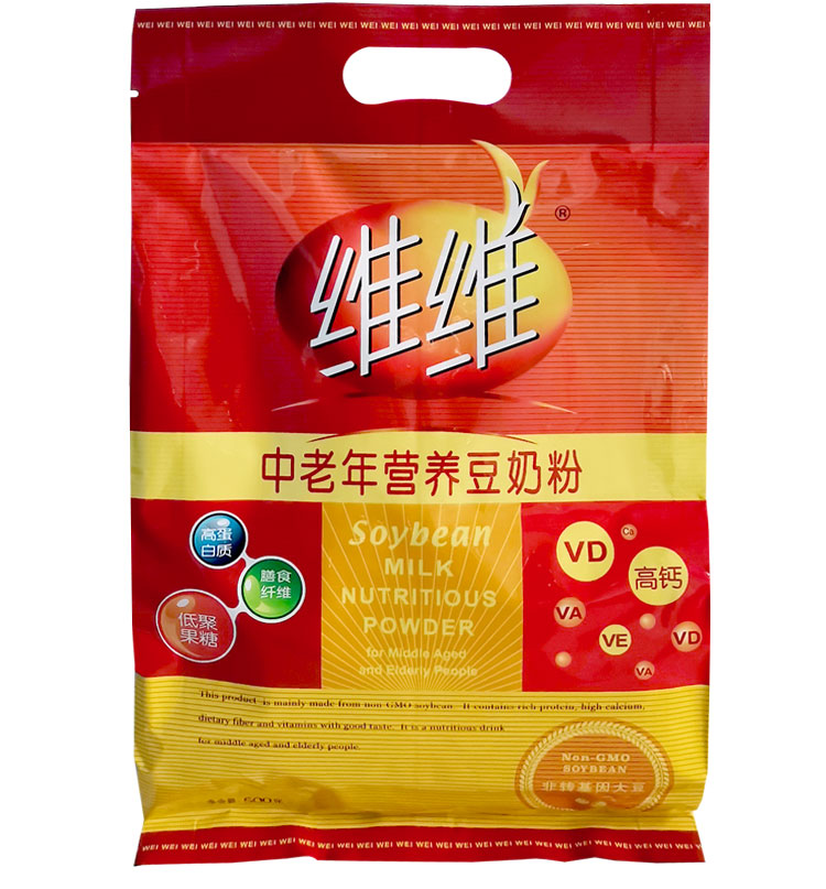 包邮正品维维中老年豆奶奶粉500克内含小包营养豆奶粉