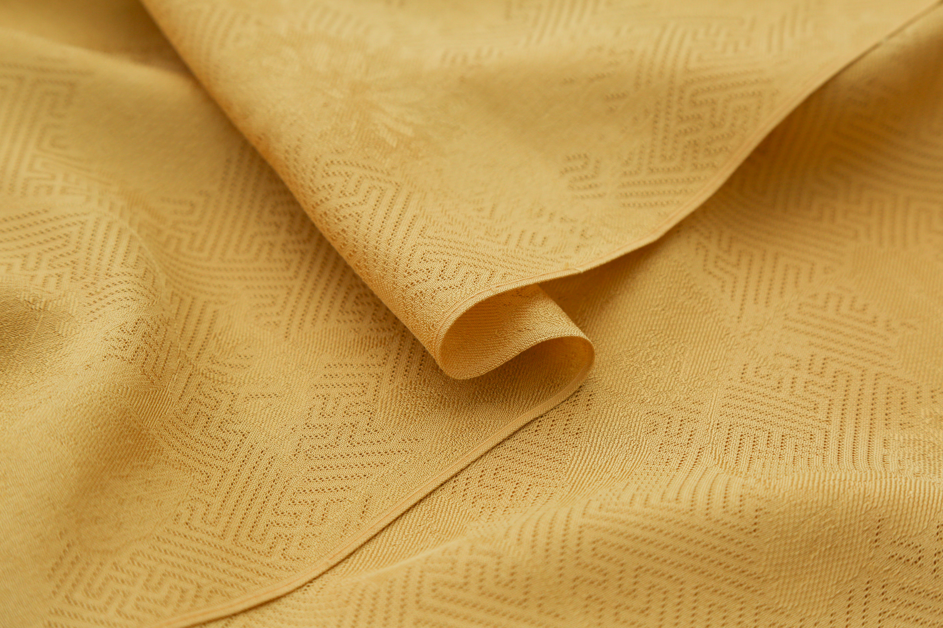 万字牡丹纹提花罗汉连衣裙旗袍中式桑蚕蚕丝面料丝绸布料