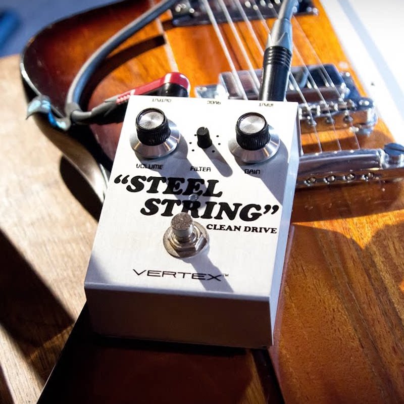 美产vertexsteelstringssssrv限量款电吉他过载单块效果器