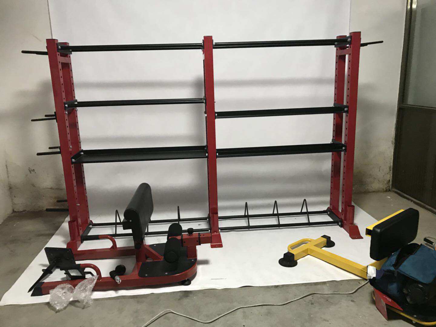 健身房私教小工具储物架私教器械储物架壶铃药球杠铃片多功能架