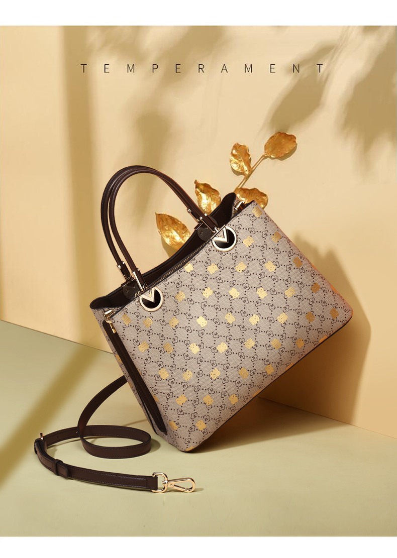 梦特娇手提包手提复古斜挎包单肩女包包单肩妈妈中年通用款女包