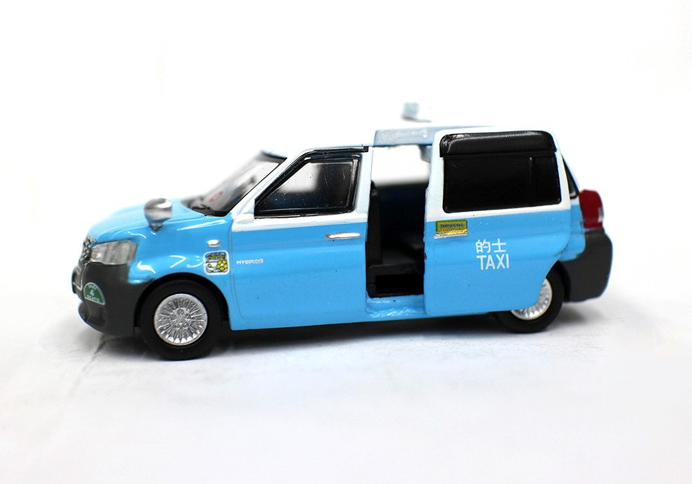 tiny微影丰田comforthybrid出租车香港的士taxi合金车模