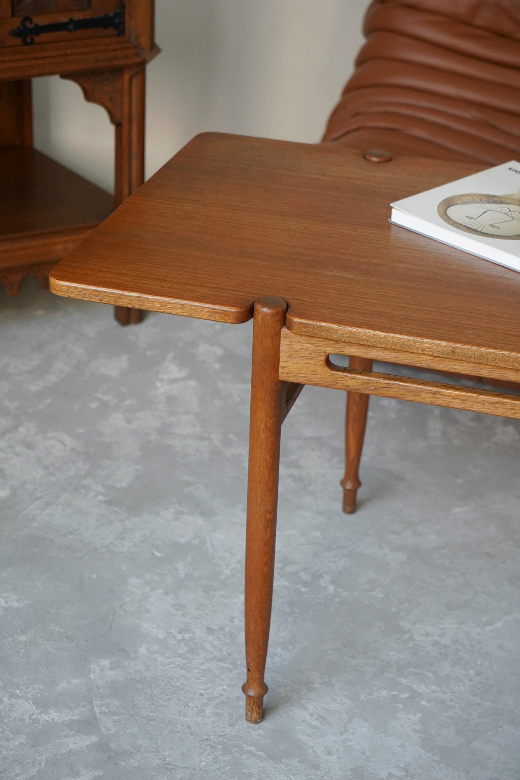 coznap中古丹麦1960年代柚木茶几活动桌面茶几