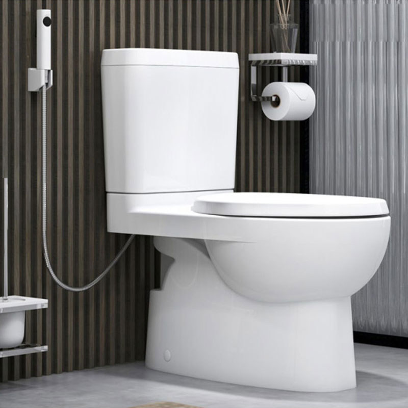 马桶科勒齐悦坐便器家用五级旋风分体虹吸节水普通坐便器