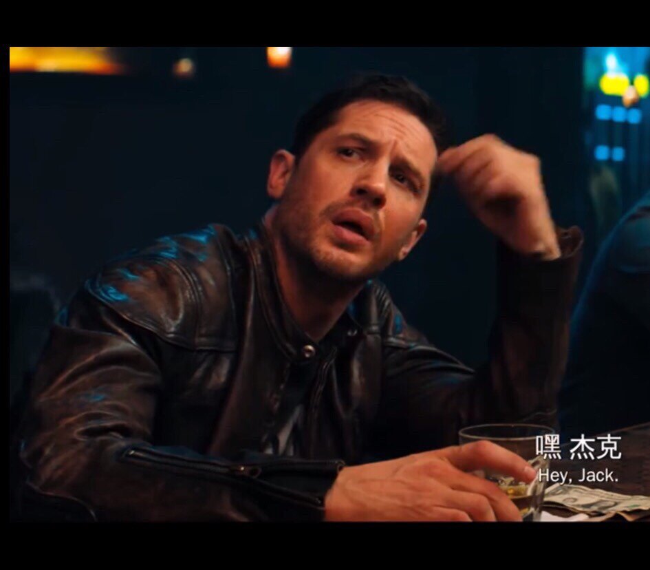 毒液一代电影皮衣汤姆哈迪rrl效果手工定制皮衣