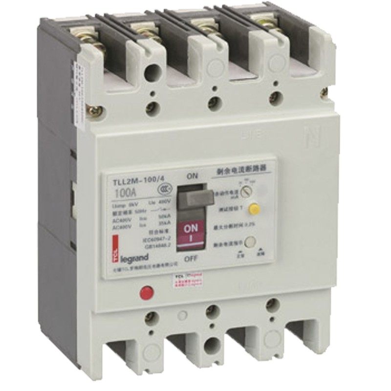 tcl罗格朗tll2m2253p4p空气开关塑壳tll2系列漏电保护器