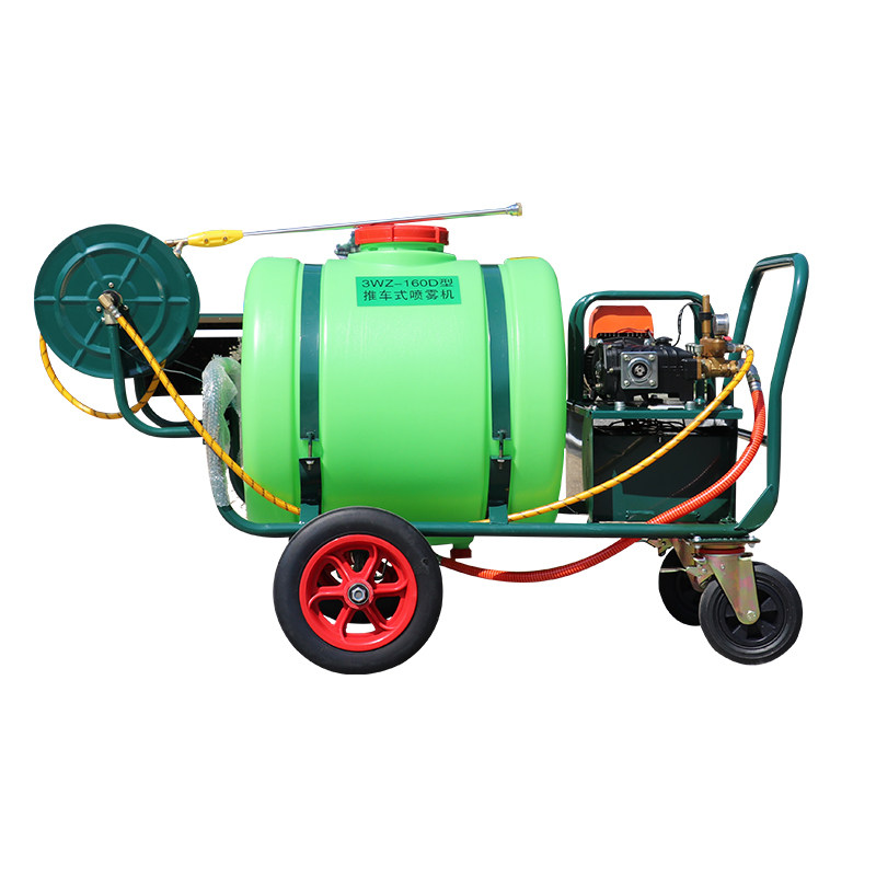 手推式打药机电动48v喷雾器高压农用园林充电多功能160升消毒机