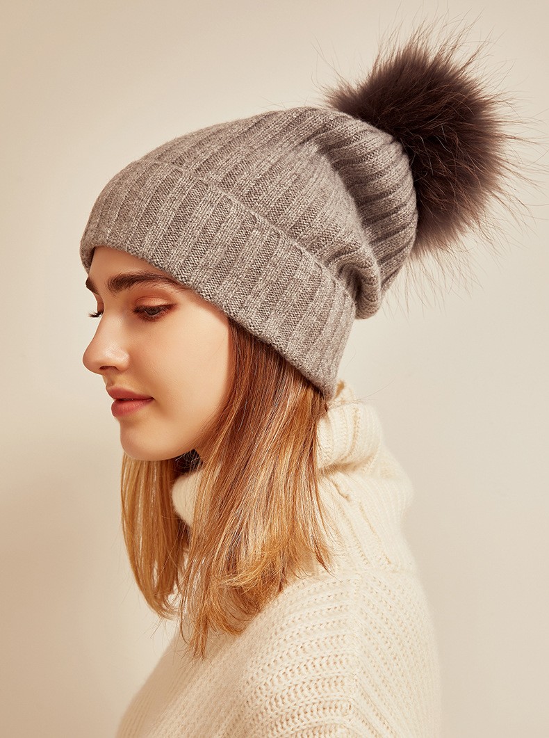 羊绒帽子男女儿童2022年秋冬季新款针织韩版保暖帽子