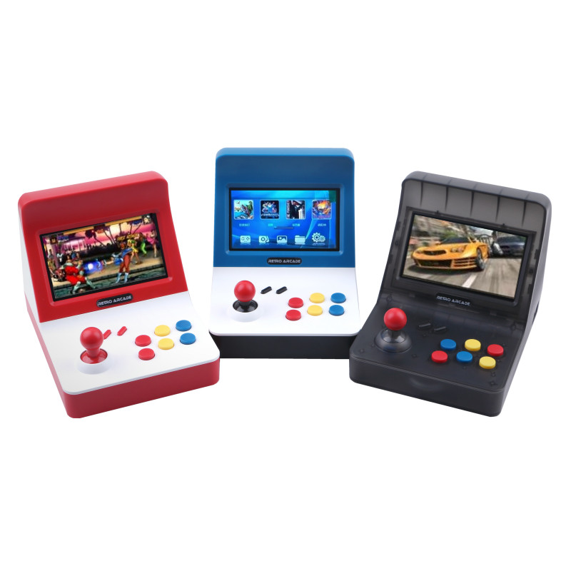 2018新款高清mini迷你街机retro arcade游戏机掌机双人复古游戏机 gba