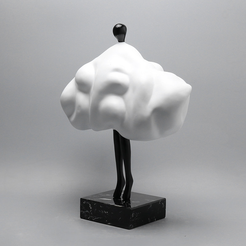 现代极简创意雕塑摆件客厅简约北欧轻奢抽象摆件
