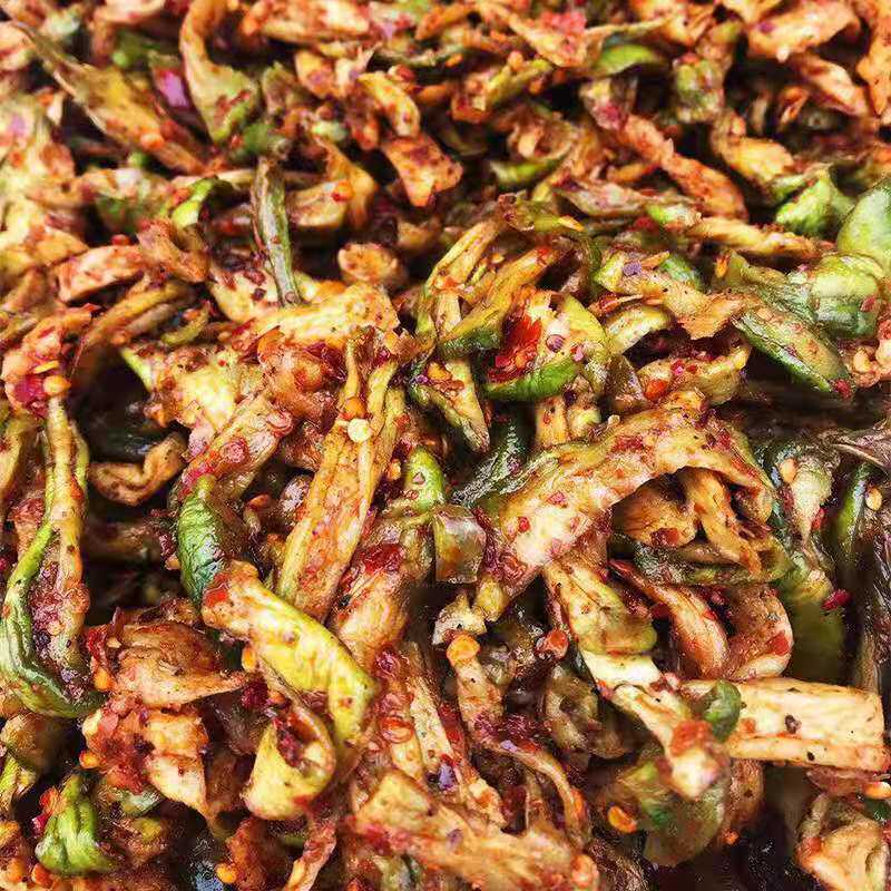 麻辣头儿下酒开胃菜饭菜下饭咸菜菜干青菜头榨菜腌制